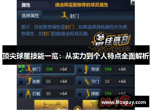 顶尖球星技能一览：从实力到个人特点全面解析
